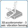 3d Accelerometer 3 Axis Vibration Sensing